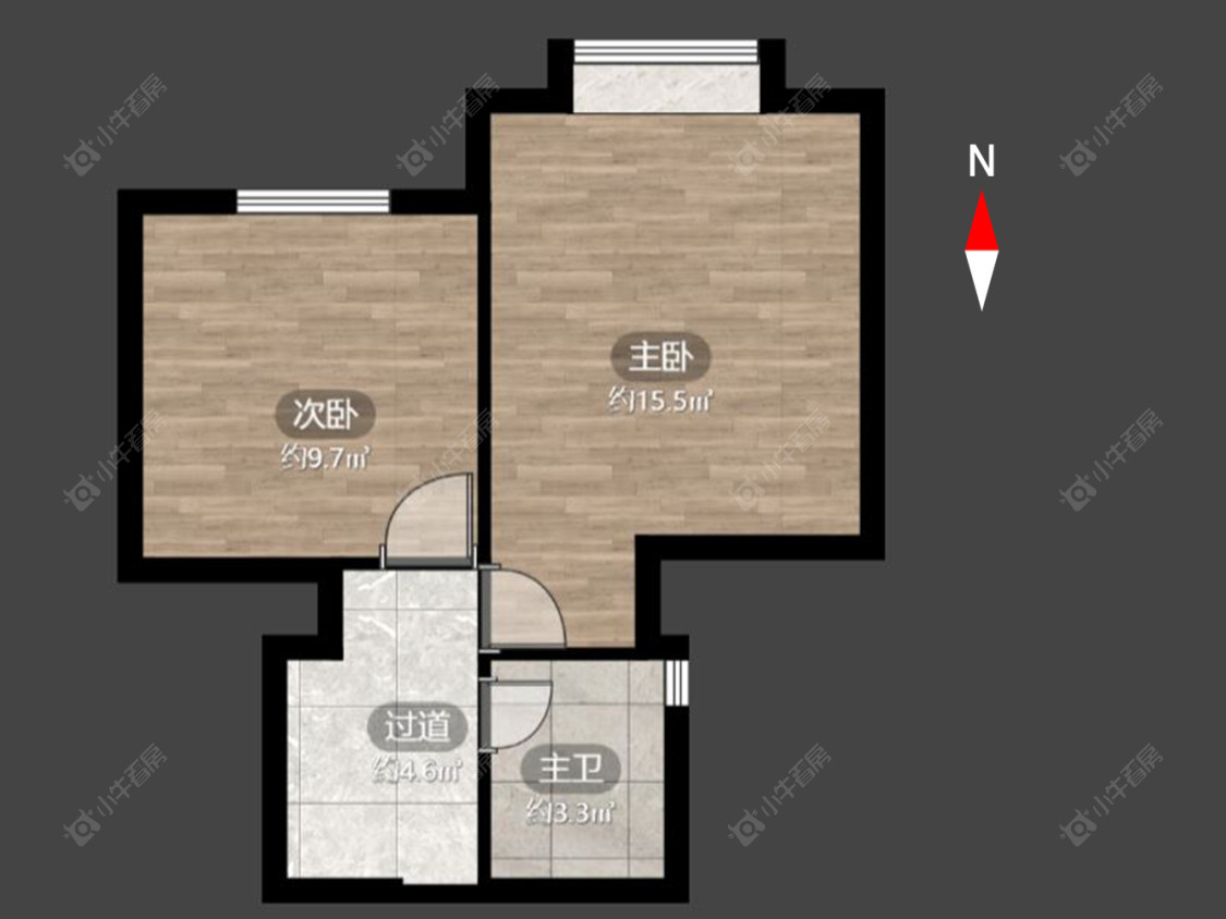 常州滨江明珠城东区在售二手房源户型图_小牛看房