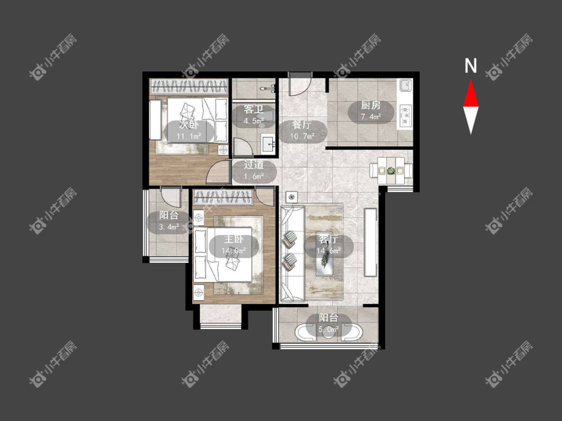 常州青山湾南区在租房源_小牛看房