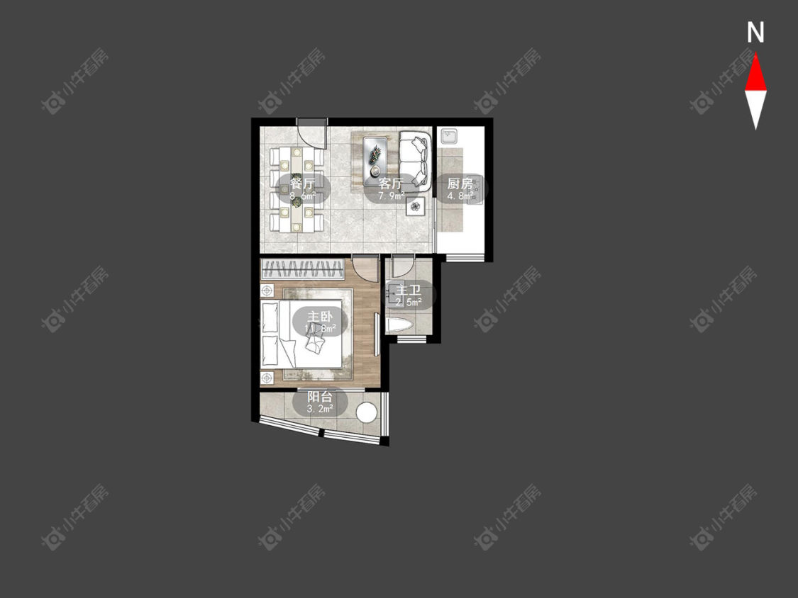 御源林城西区房源户型图 常州御源林城西区在售二手房源户型图_小牛看房