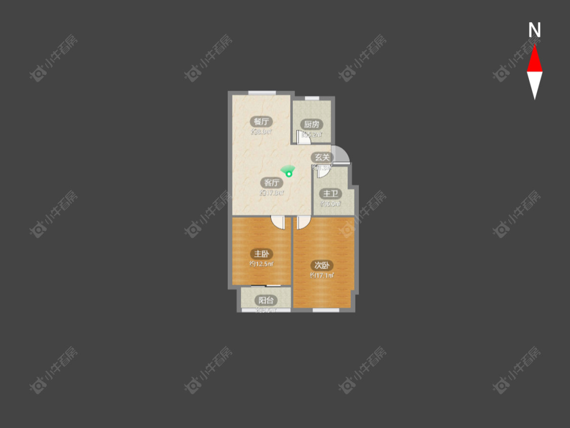 常州常宁公寓在售二手房源户型图_小牛看房