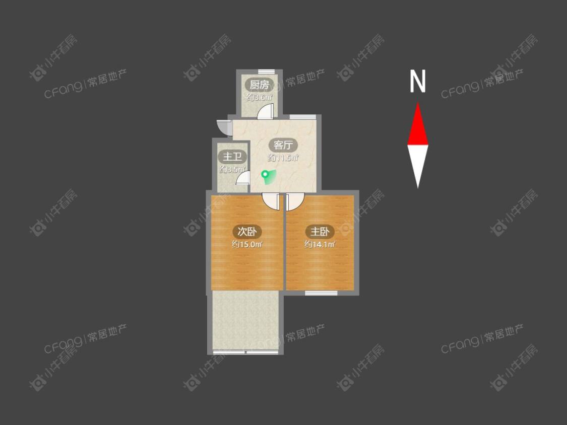 常州桃园新村租房_桃园新村2室1厅房源出租