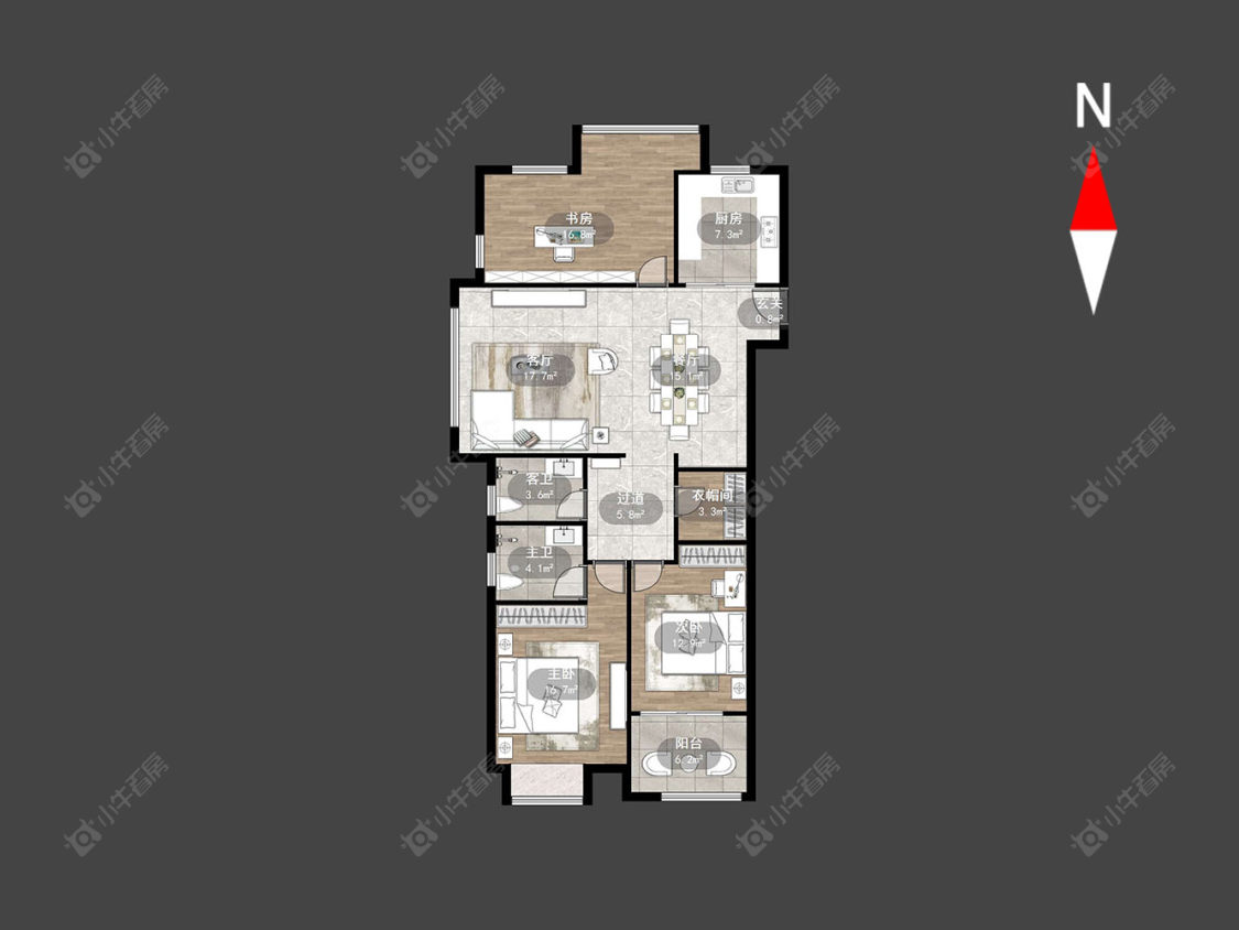 常州阳光龙庭在售二手房房源户型图_小牛看房