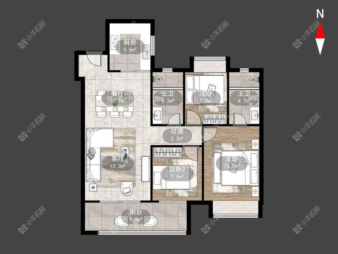 常州清云澜湾C区租房_小牛看房