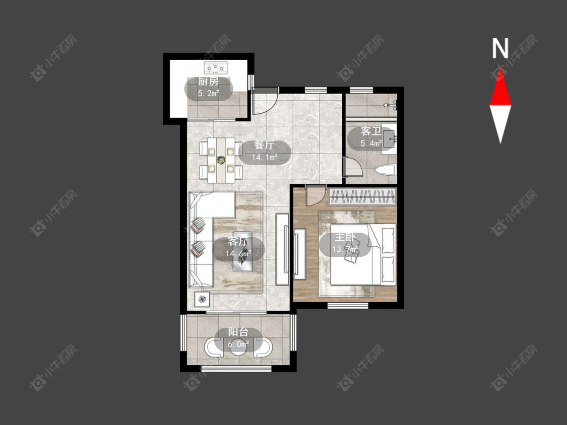 常州阳光龙庭在售二手房源户型图_小牛看房