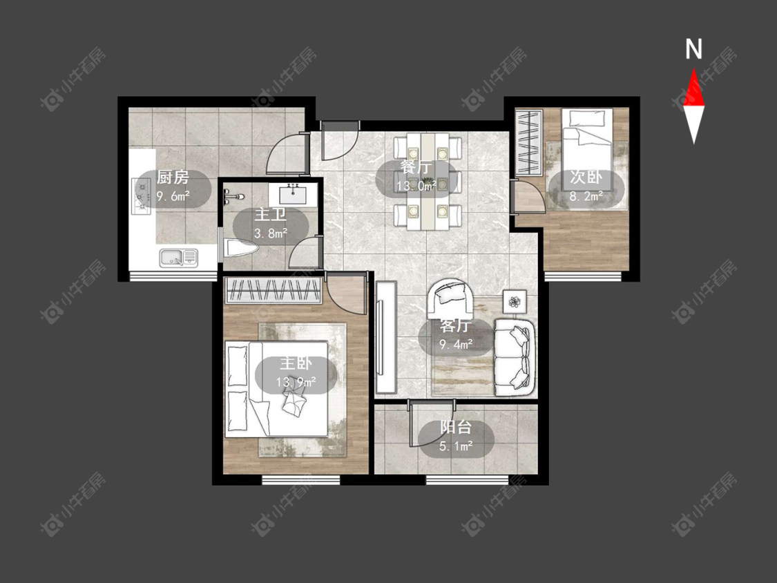 常州弘阳上城在售二手房源户型图_小牛看房