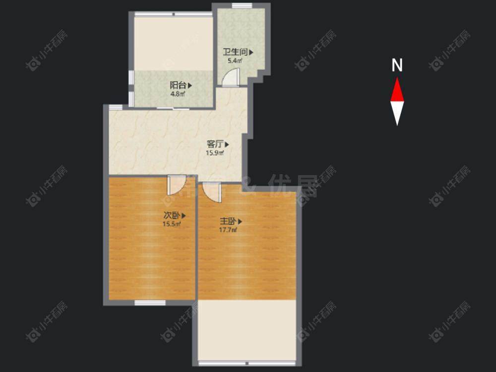 常州高成莱茵二期在售二手房源户型图_小牛看房