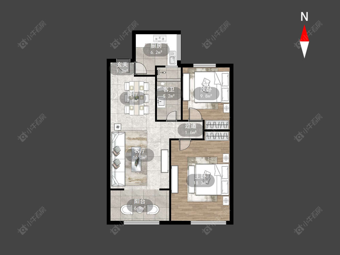 青龙苑七期房源户型图 常州青龙苑七期在售二手房源户型图_小牛看房