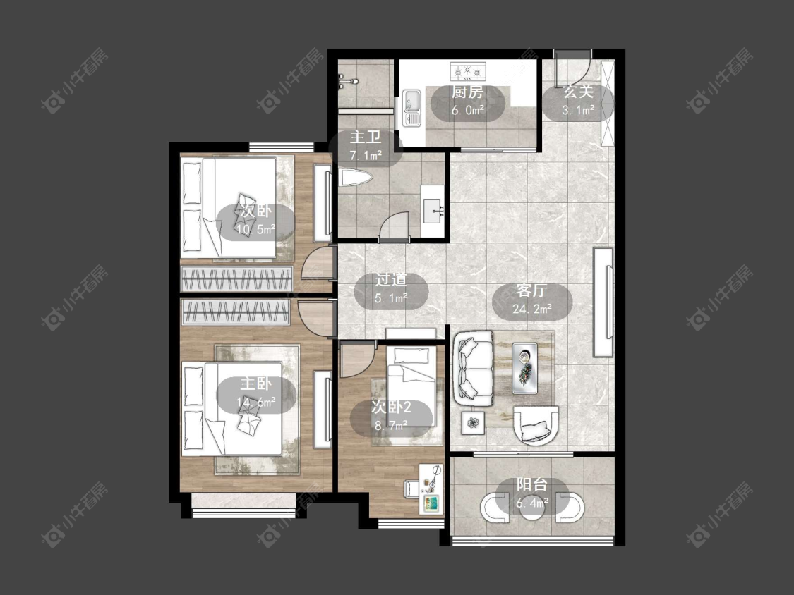 丹阳上善雅苑在售二手房源户型图_小牛看房
