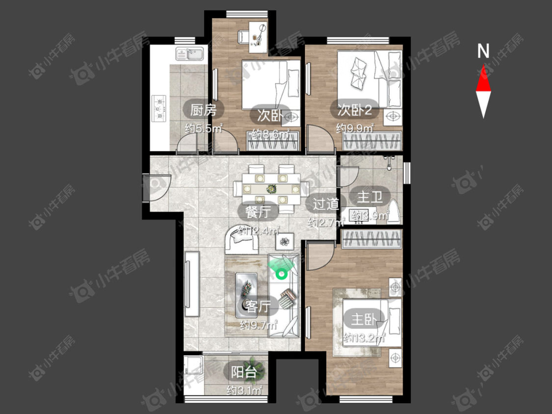 常州锦绣天地在租房源_小牛看房