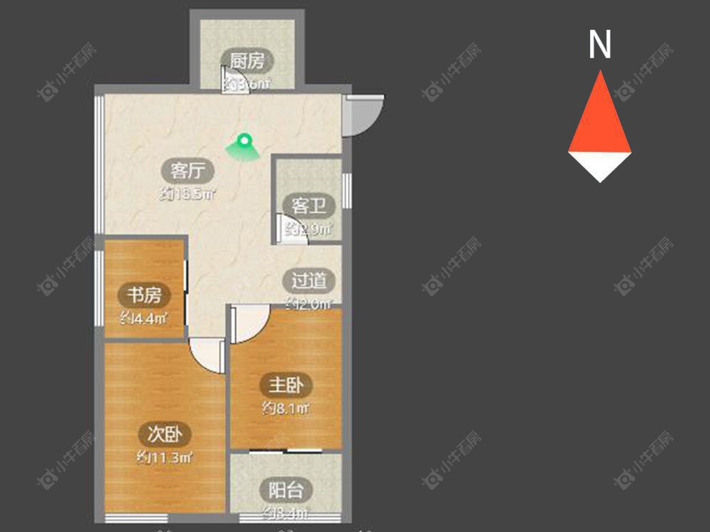 常州德禾豪景在售二手房源户型图_小牛看房