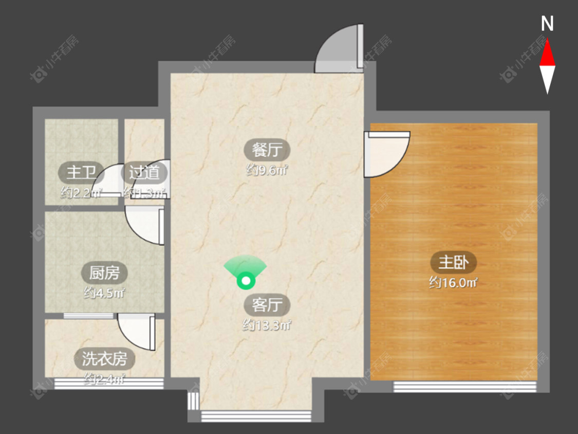 常州观景苑在售二手房源户型图_小牛看房