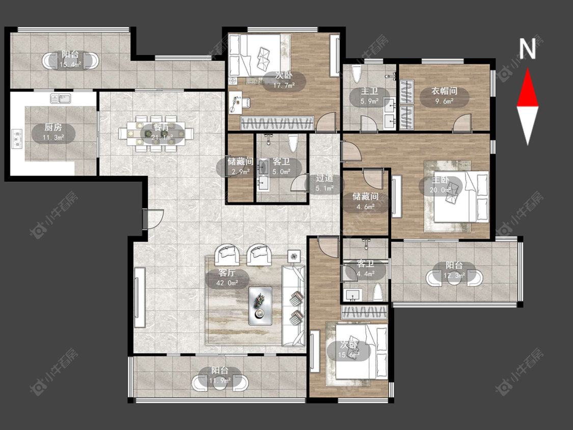 弘建壹品房源户型图 常州弘建壹品在售二手房源户型图_小牛看房