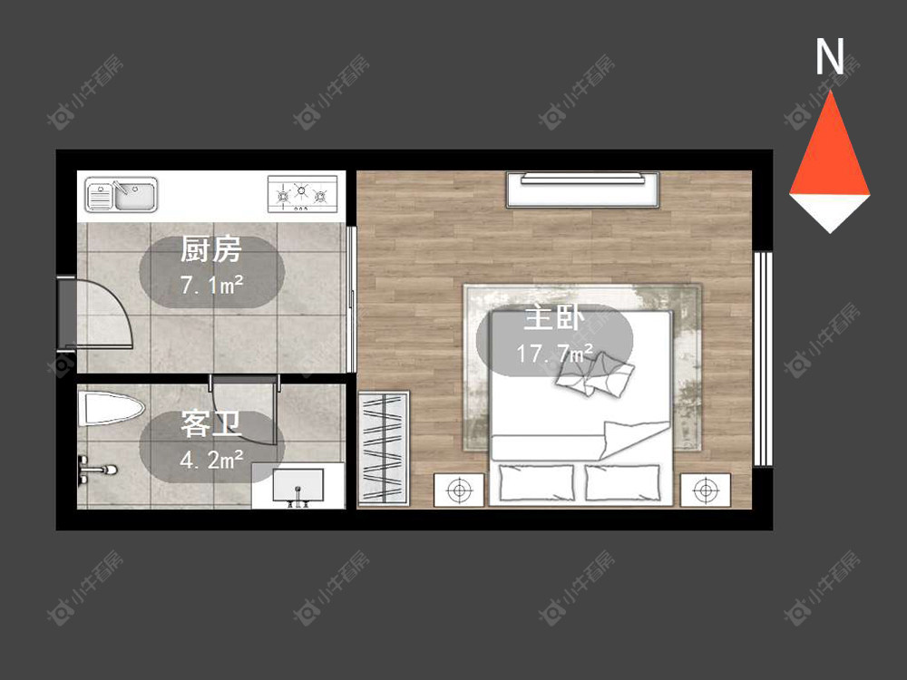 常州路劲又一城在售二手房房源户型图_小牛看房