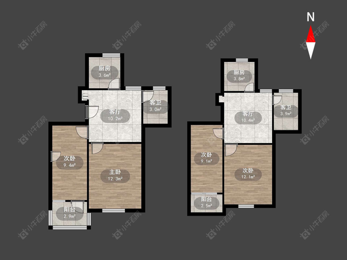 常州翠竹新村南区在售二手房房源户型图_小牛看房