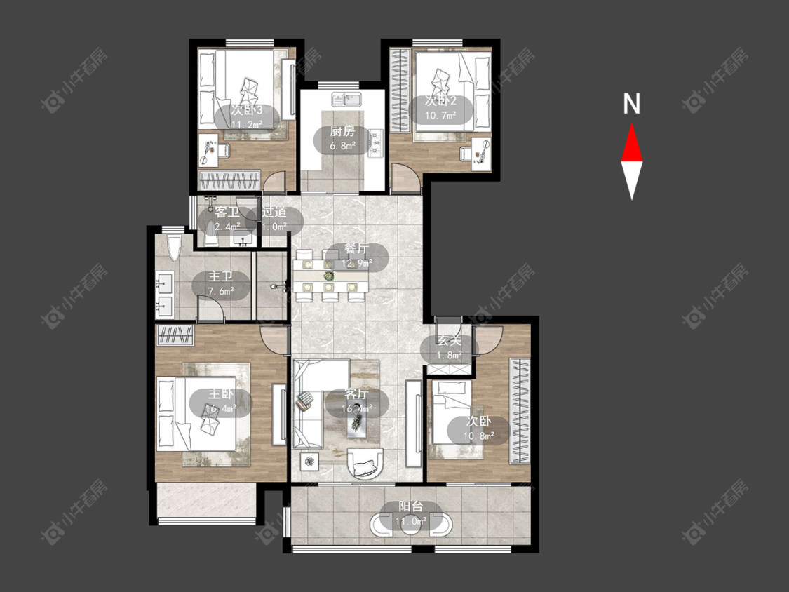 常州绿都万和城八区在售二手房源户型图_小牛看房