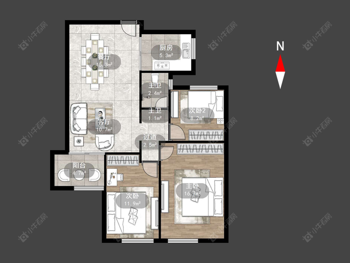 常州绿都万和城五区在售二手房源户型图_小牛看房