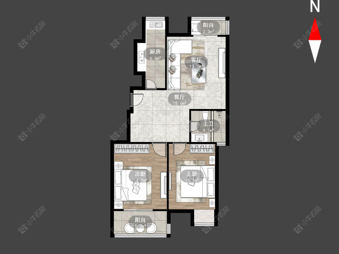 豪景家园房源户型图 常州豪景家园在售二手房源户型图_小牛看房