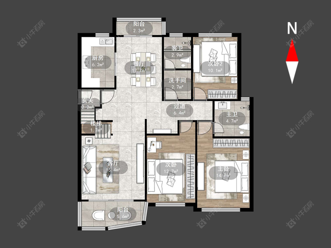 盘龙苑南区房源户型图 常州盘龙苑南区在售二手房源户型图_小牛看房