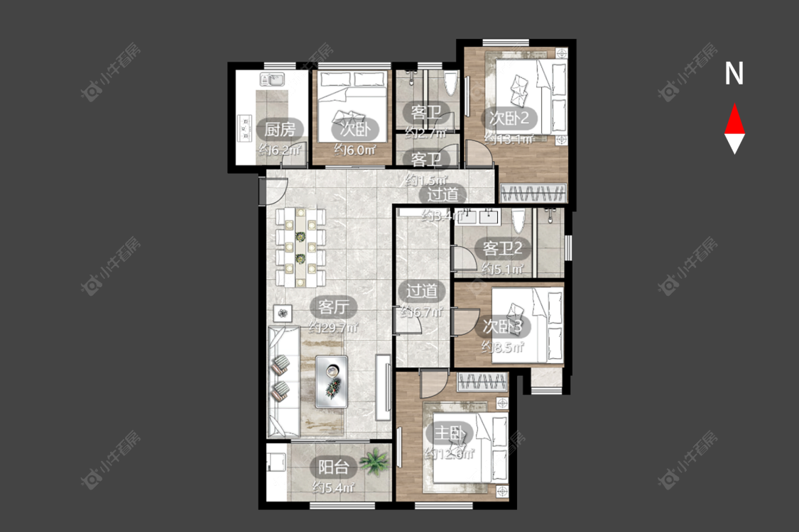 绿地峰云汇房源户型图 常州绿地峰云汇在售二手房源户型图_小牛看房