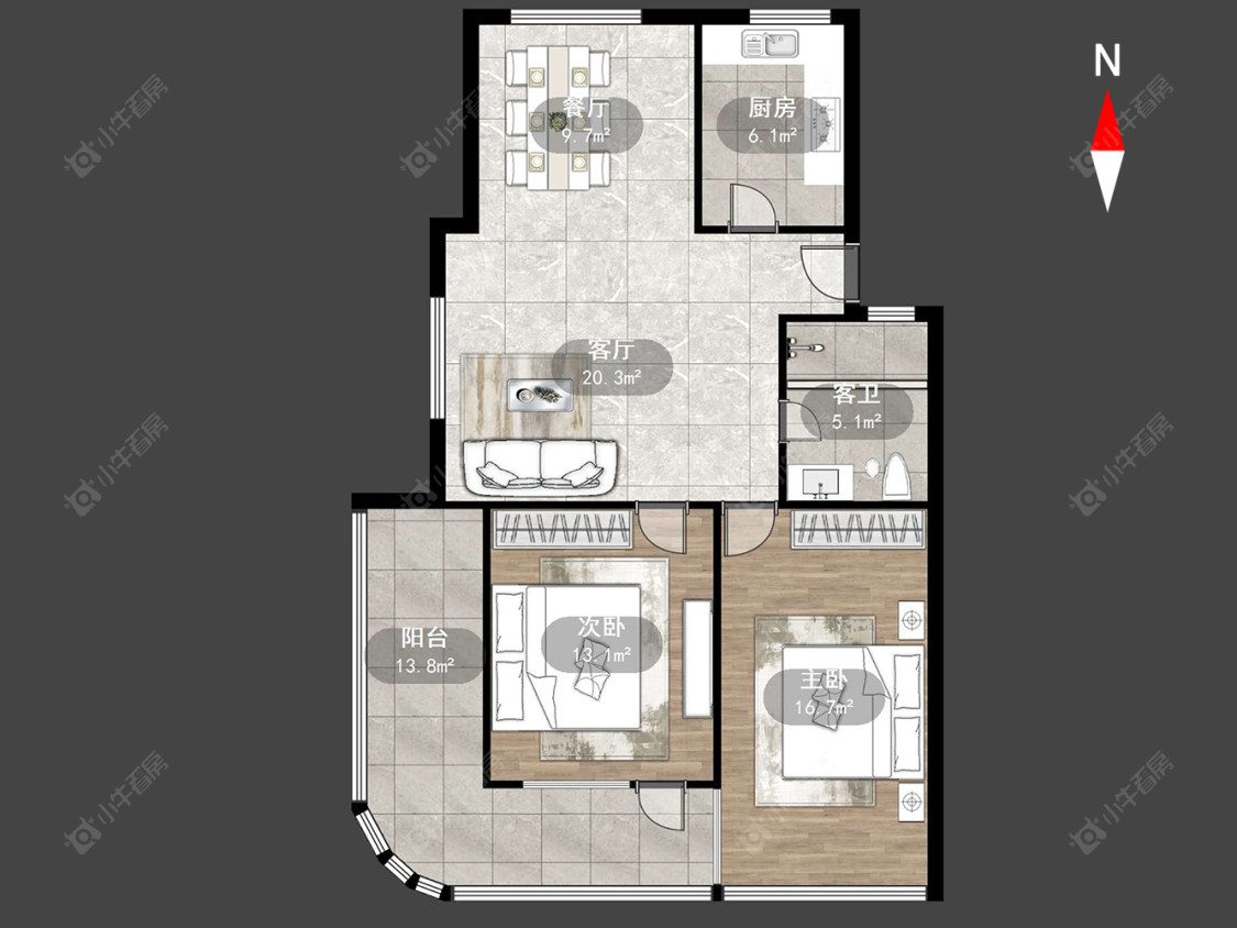 河苑家园一期房源户型图 常州河苑家园一期在售二手房源户型图_小牛看房
