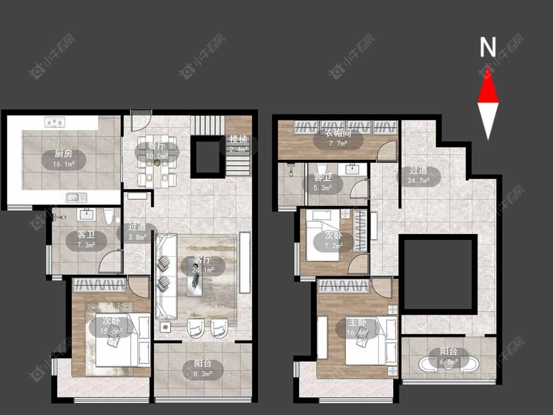 常州天隽峰在售二手房源户型图_小牛看房