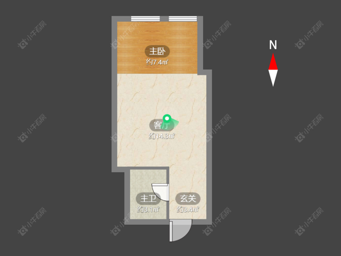 亚泰财富中心房源户型图 常州亚泰财富中心在售二手房源户型图_小牛看房