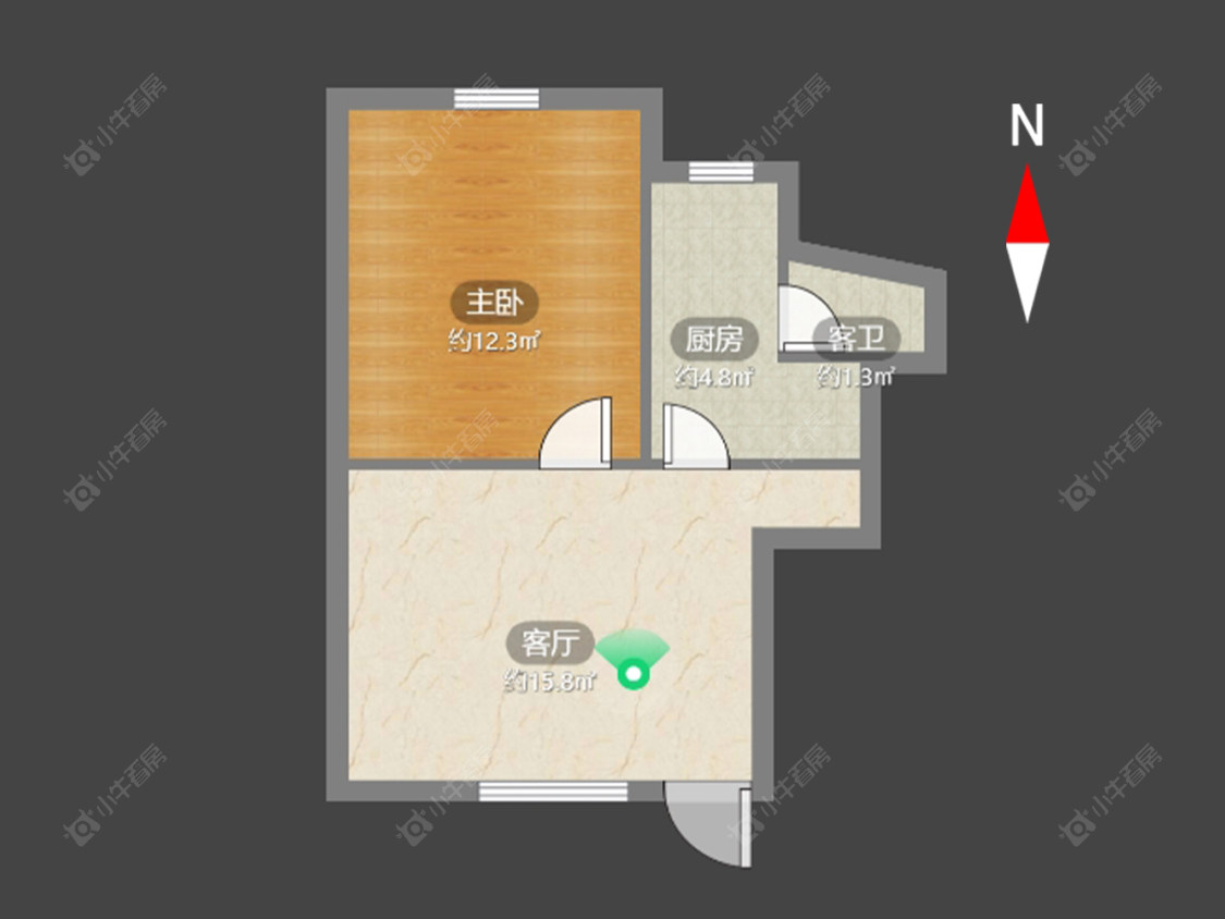 西狮子巷房源户型图 常州西狮子巷在售二手房源户型图_小牛看房