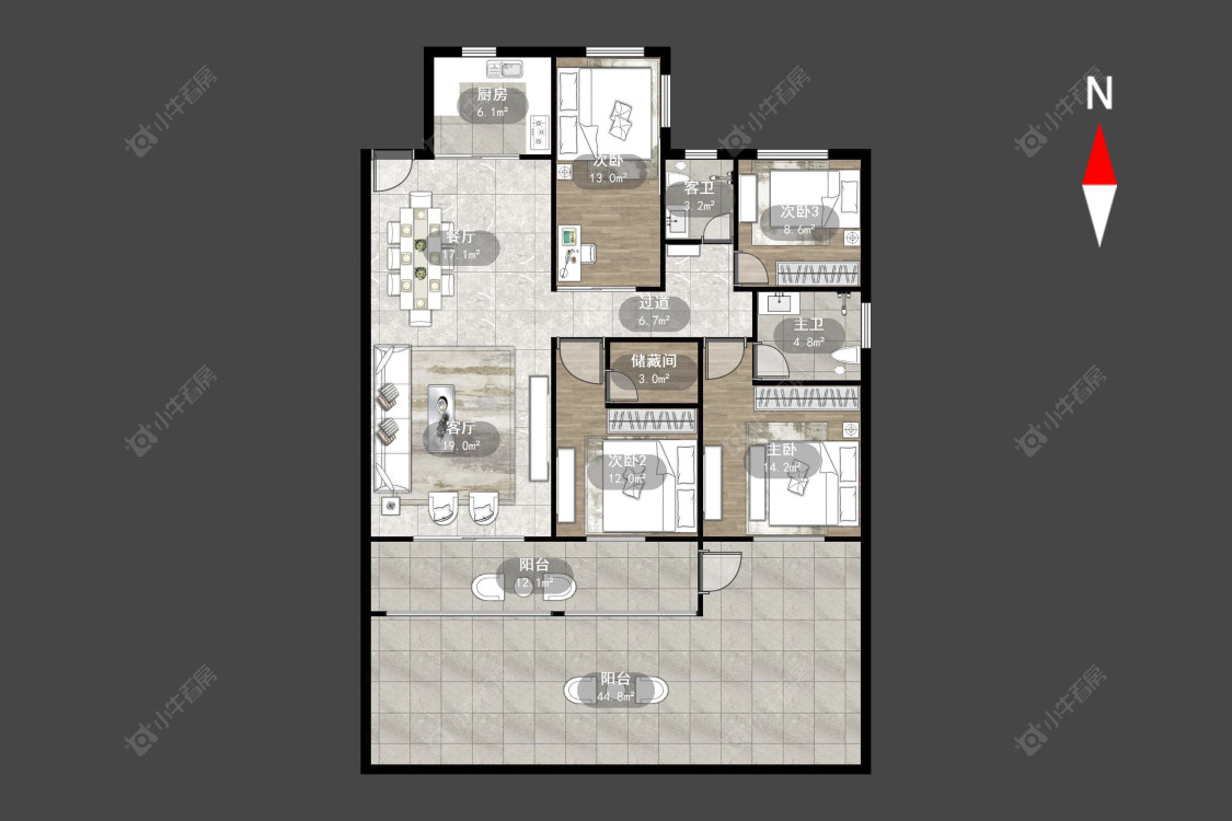 常州随园金麟府在售二手房源室内图_小牛看房