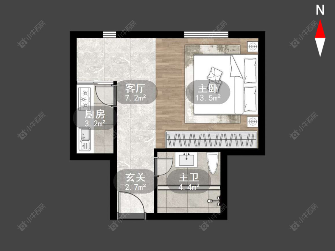 天禧星园房源户型图 常州天禧星园在售二手房源户型图_小牛看房
