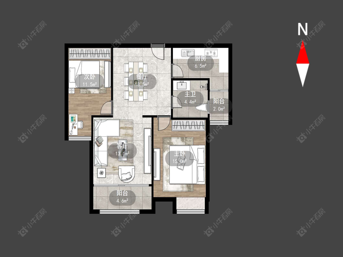 常州典雅花园在售二手房源户型图_小牛看房