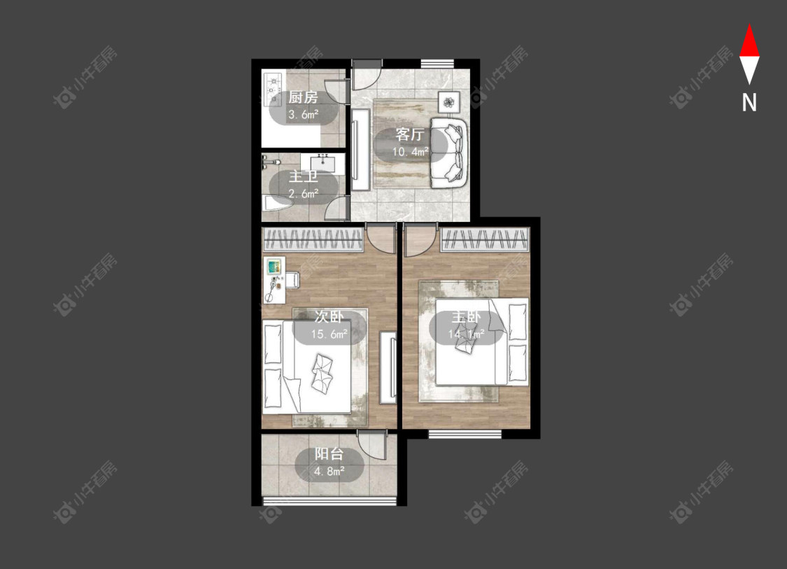 工人新村北房源户型图 常州工人新村北在售二手房源户型图_小牛看房