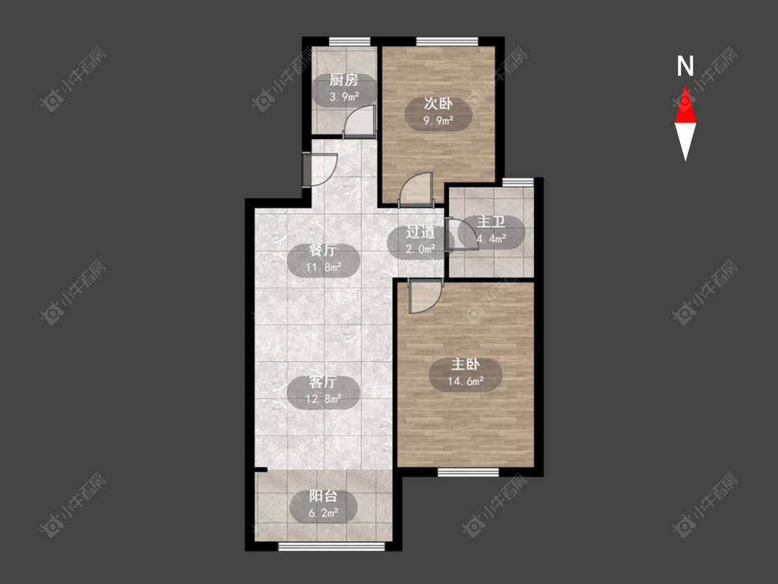 常州顺园三村在售二手房房源户型图_小牛看房