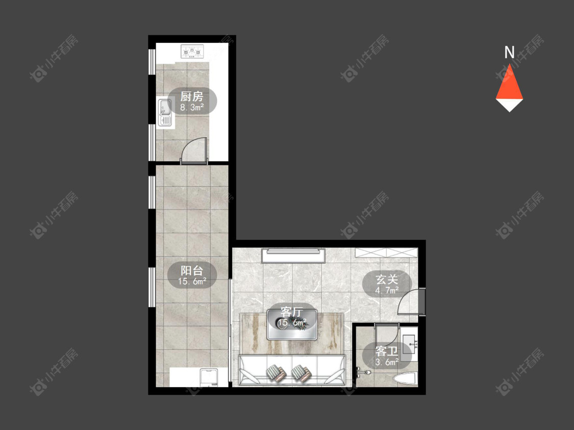 常州吾悦广场全能家公寓在售二手房源户型图_小牛看房
