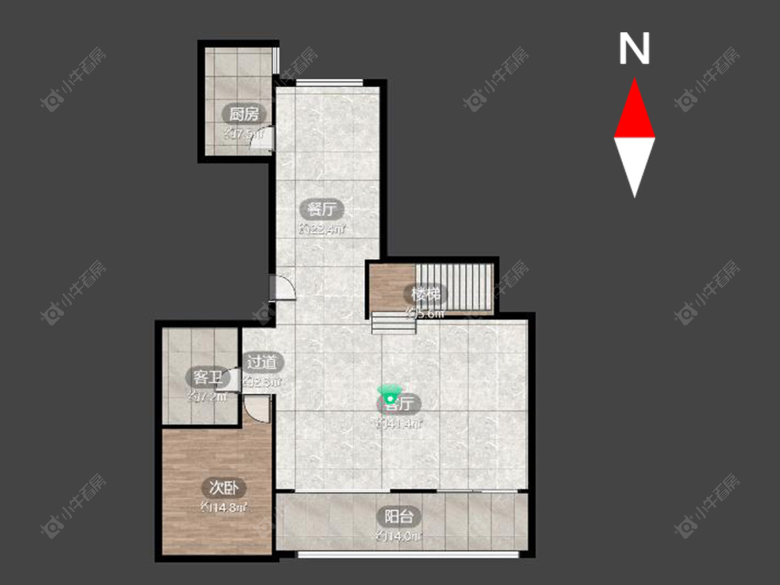 常州金地天际在售二手房房源户型图_小牛看房