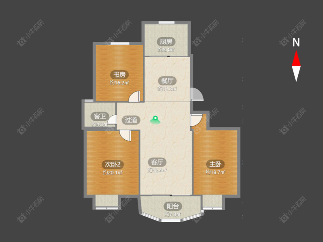 大诚苑房源户型图 常州大诚苑在售二手房源户型图_小牛看房
