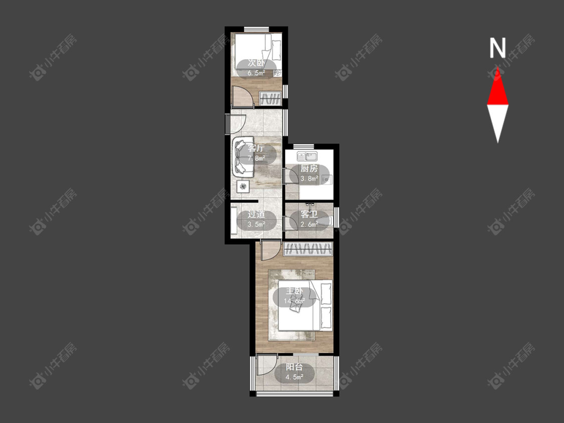 花园新村(钟楼)房源户型图 常州花园新村(钟楼)在售二手房源户型图_小牛看房
