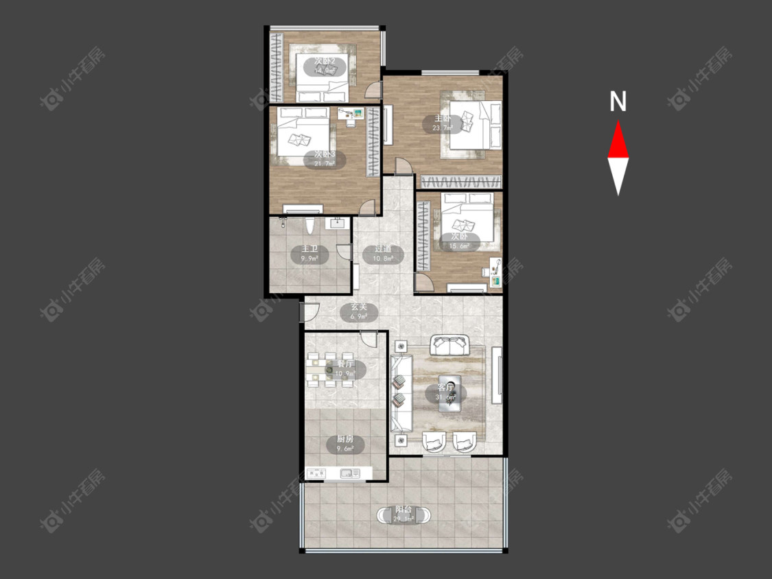 常州临江花苑在售二手房源户型图_小牛看房