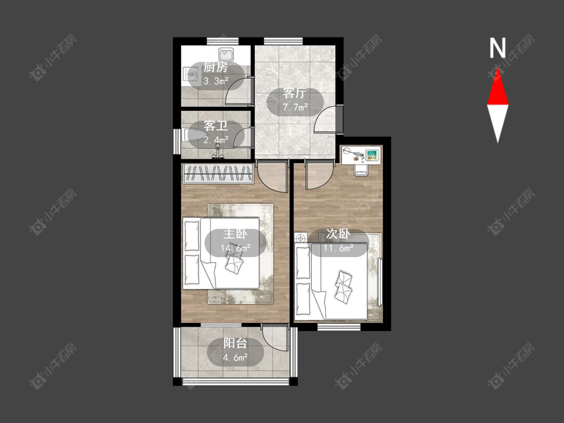 常州花园新村（钟楼）在售二手房源户型图_小牛看房