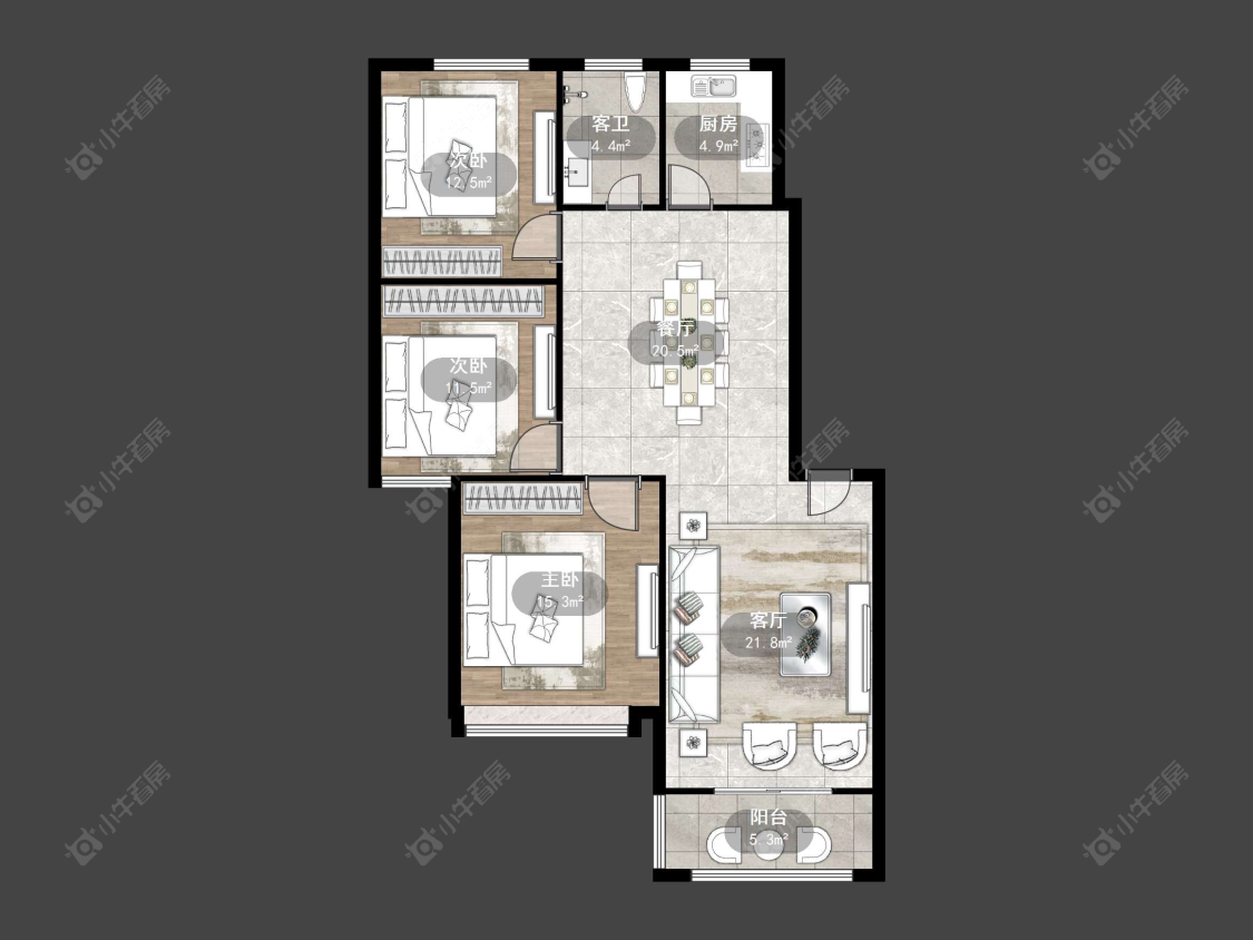 天福花园房源户型图 丹阳天福花园在售二手房源户型图_小牛看房
