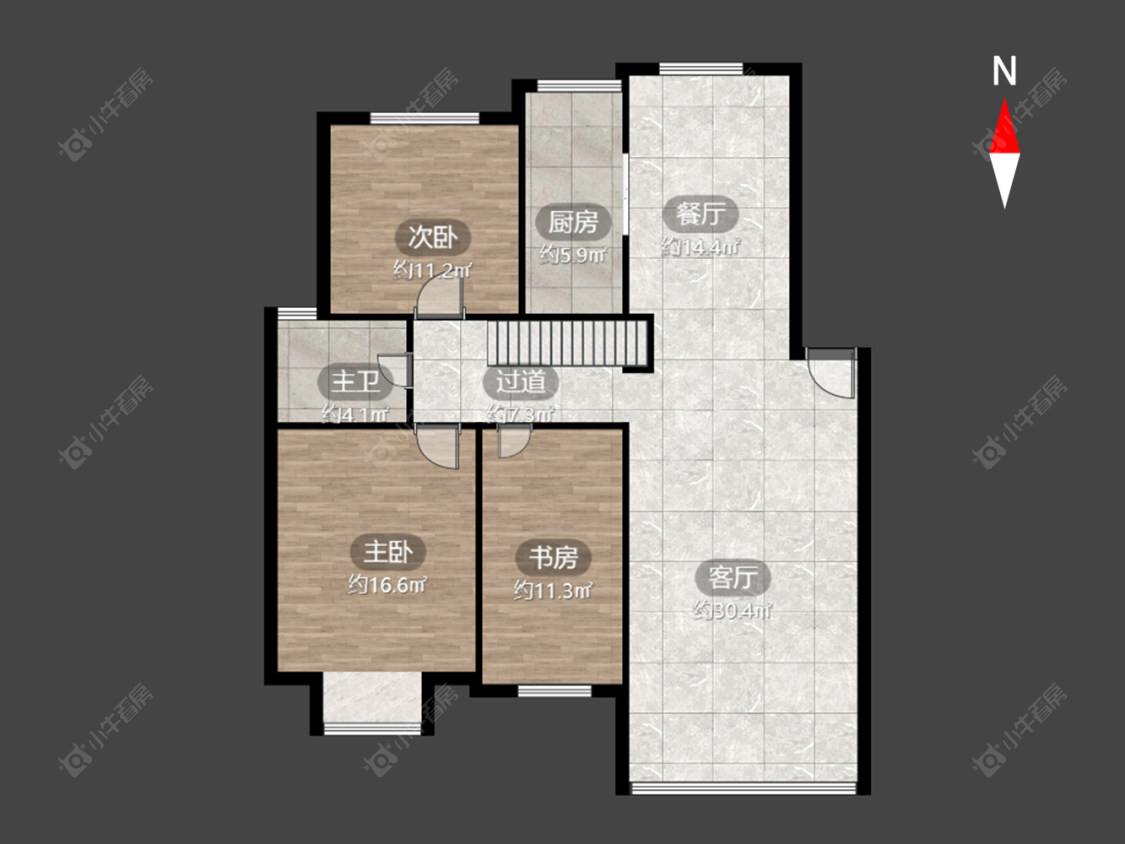 常州紫荆苑(钟楼)在售二手房源户型图_小牛看房