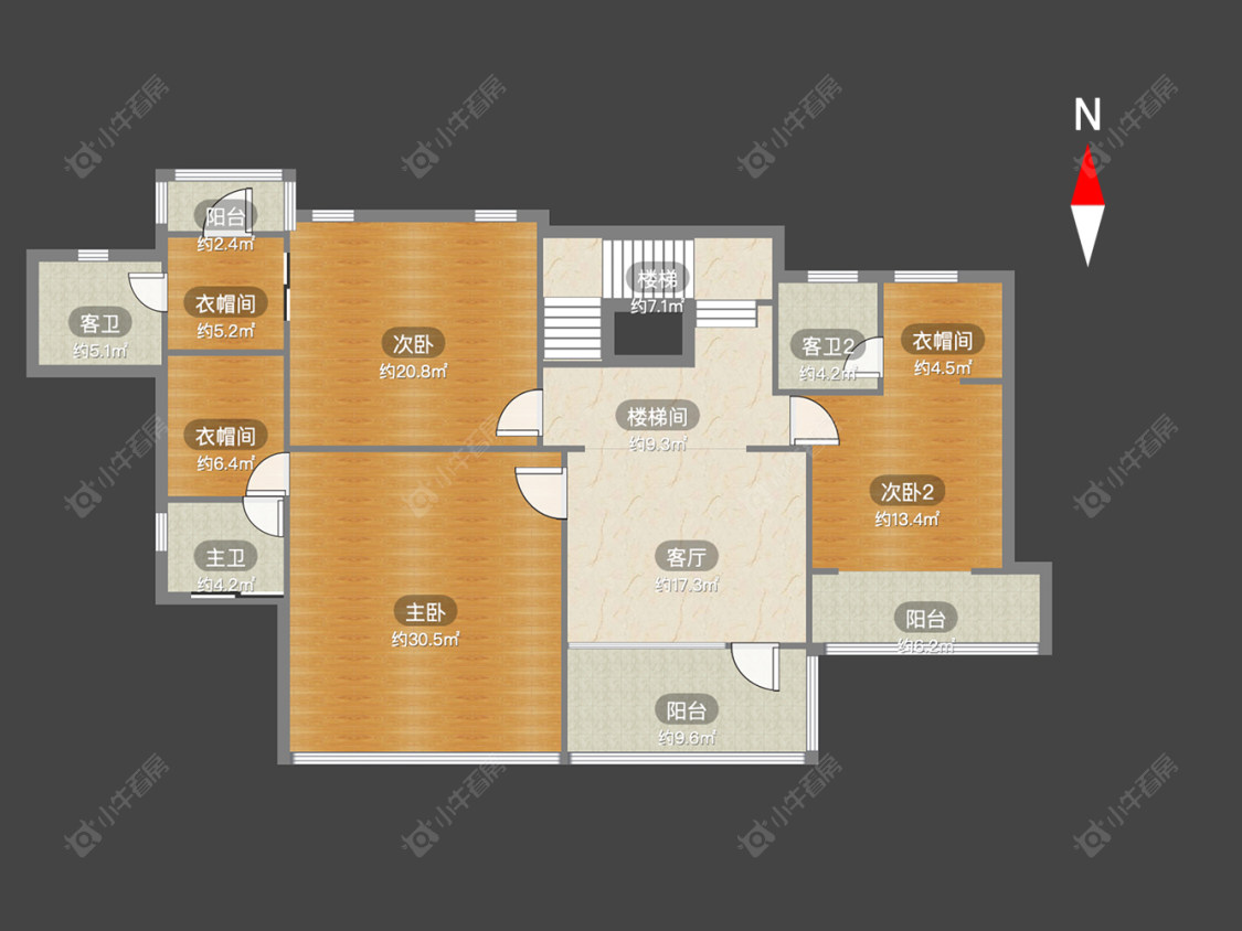 常州龙湖原山别墅区在售二手房源户型图_小牛看房