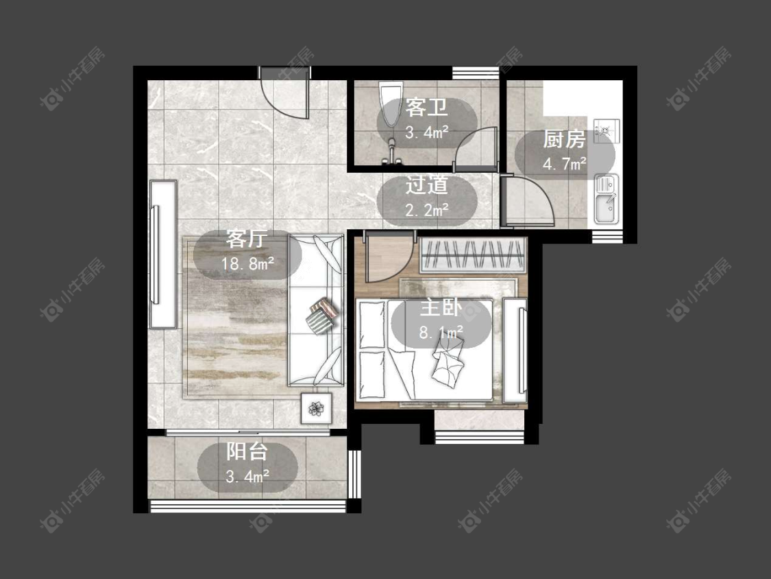 丹阳碧桂园在售二手房源户型图_小牛看房