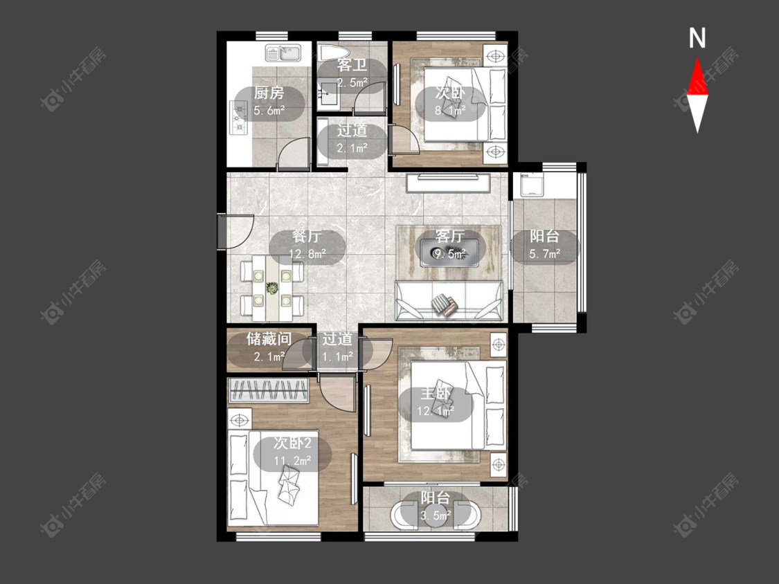 上东区房源户型图 常州上东区在售二手房源户型图_小牛看房
