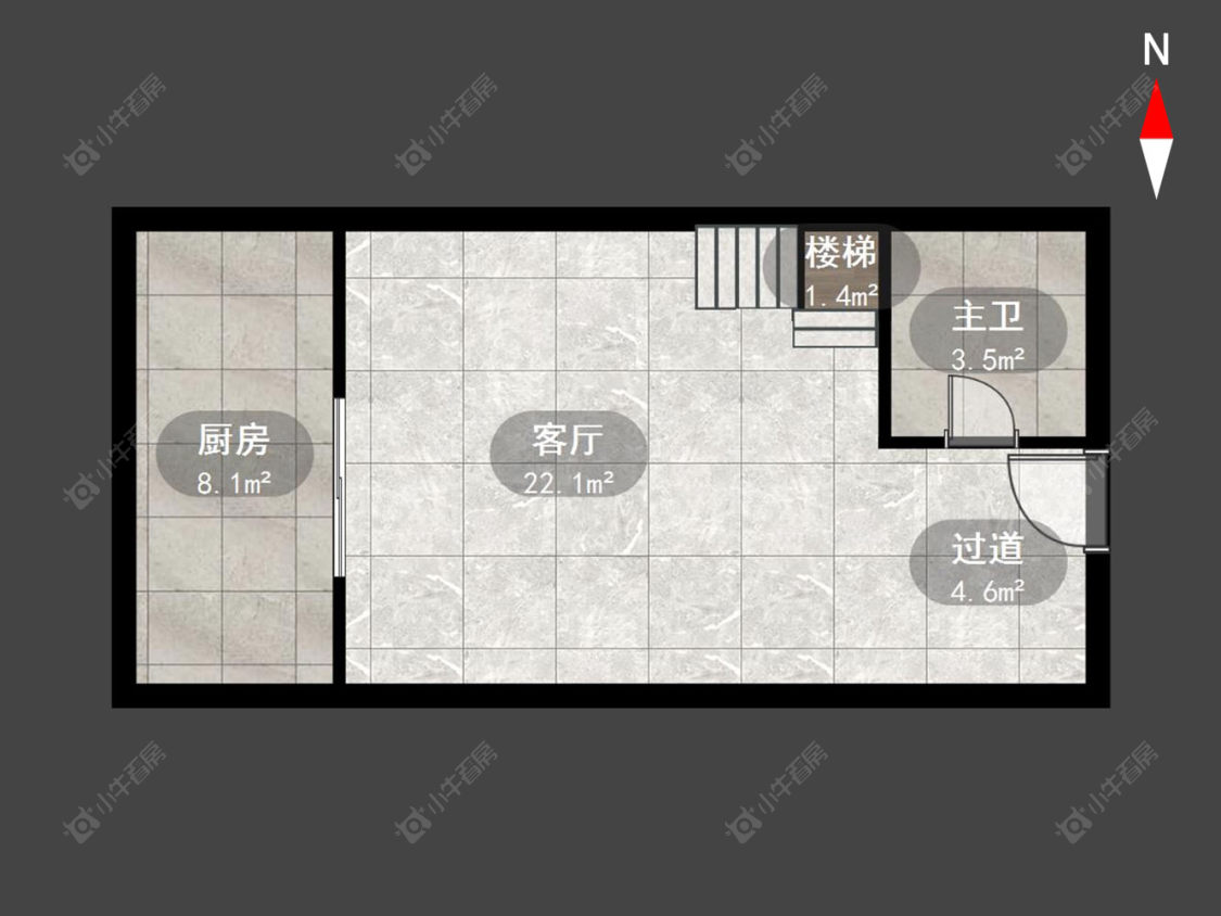 常州吾悦广场金苹果公寓在售二手房房源户型图_小牛看房