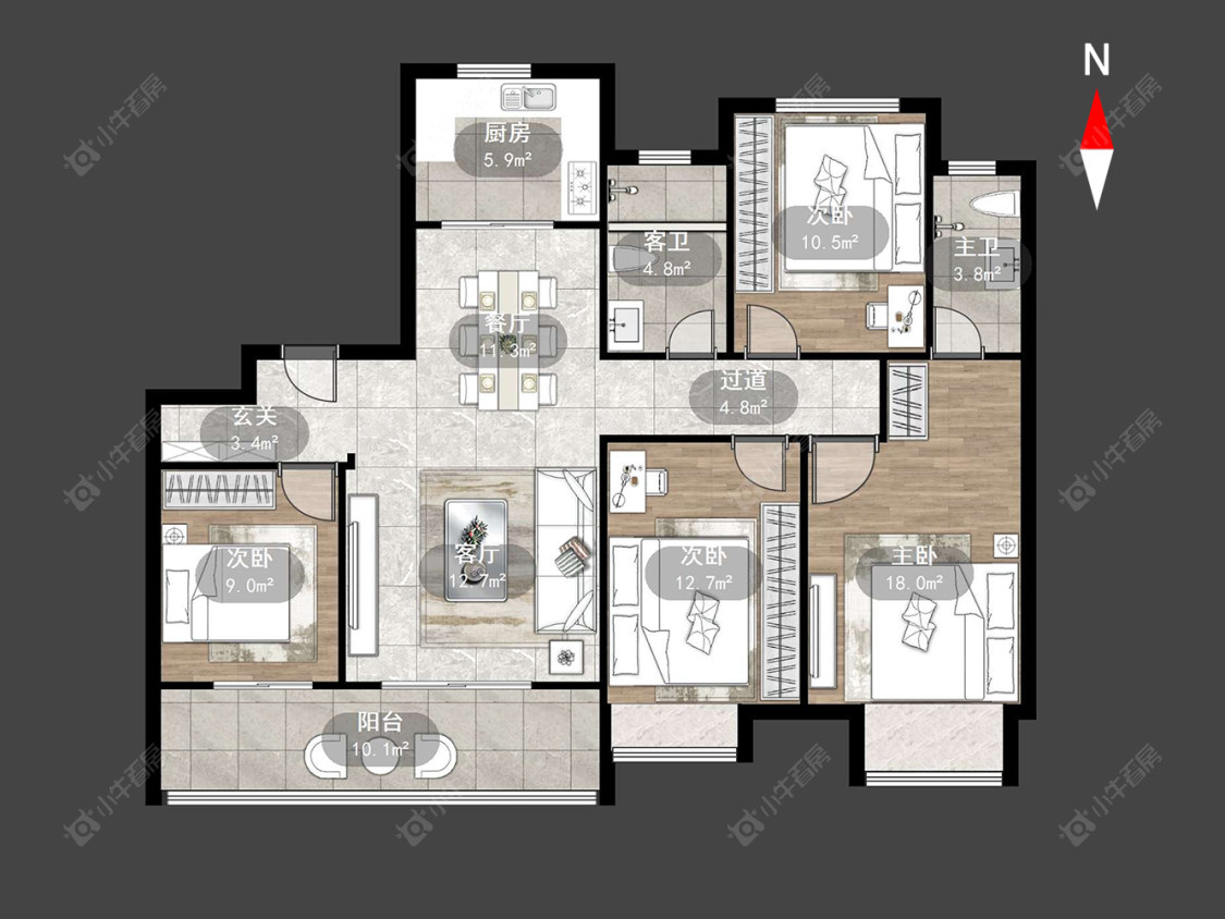 常州牡丹招商公园学府在售二手房源_小牛看房