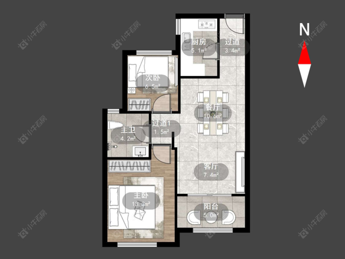 常州香溢紫郡四期在售二手房源户型图_小牛看房