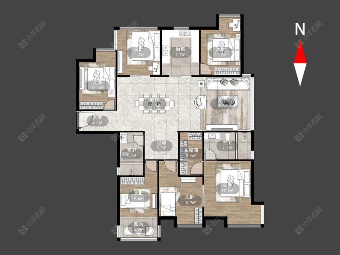 喜盈门花苑房源户型图 常州喜盈门花苑在售二手房源户型图_小牛看房