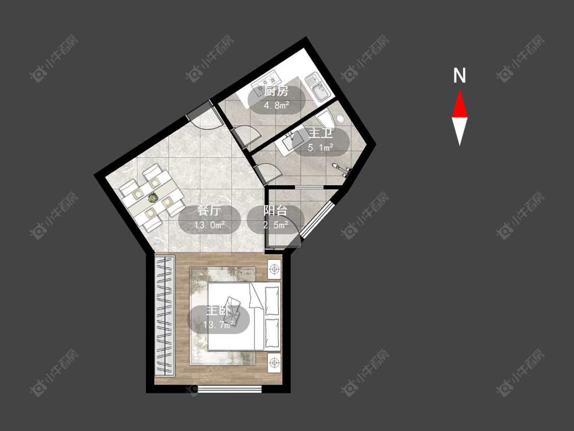 常州侨光苑在售二手房源户型图_小牛看房