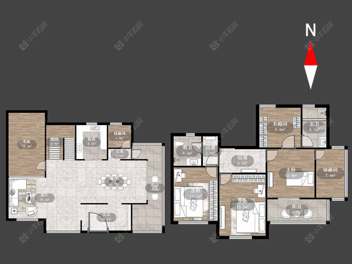 常州礼嘉嘉苑在售二手房源户型图_小牛看房