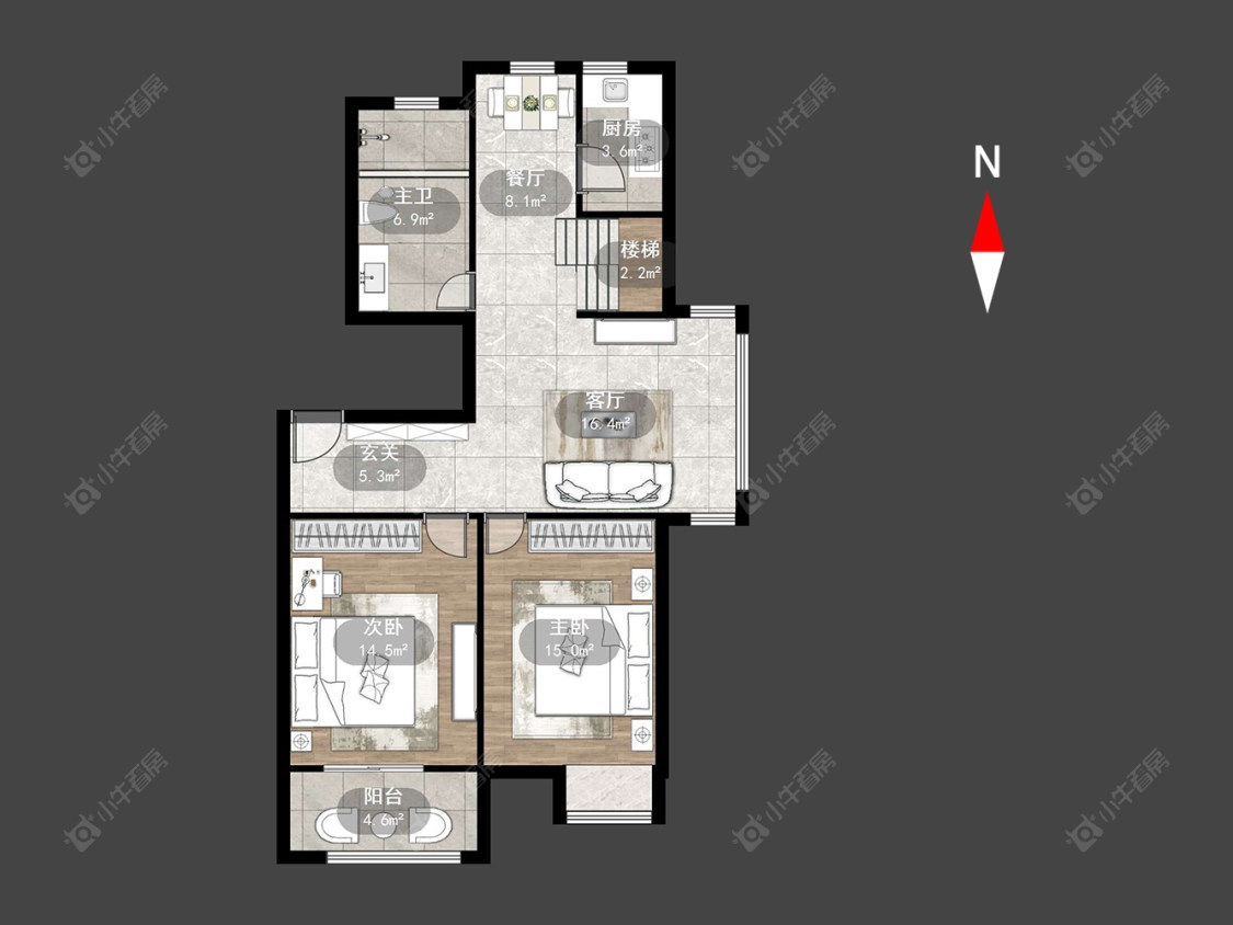 常州太湖花园在售二手房源户型图_小牛看房